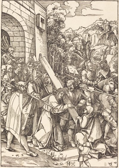 Christus Draagt het Kruis door Hans Leonard Schaufelein