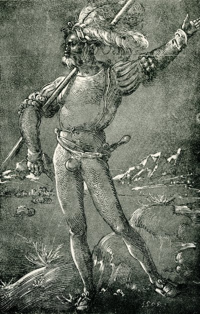 Zwitserse huursoldaat door Hans Leu
