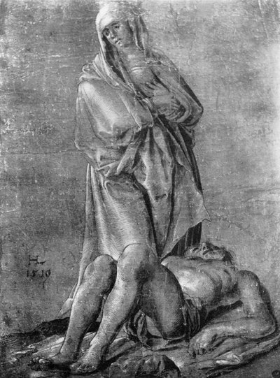 De Maagd en de Dode Christus, 1913 door Hans Leu The Younger