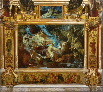 Ontwerp voor Theatergordijn Een Midzomernachtsdroom, 1872 door Hans Makart