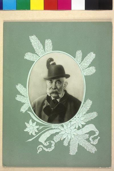 Keizer van Oostenrijk Franz Joseph I door Hans Makart