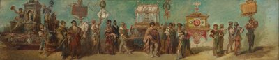 Ontwerp voor de feeststoet van 1879 - De pottenbakkers en de glazenmakers door Hans Makart