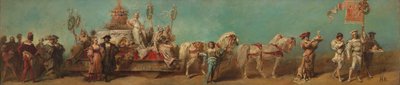 Ontwerp voor de feestoptocht van 1879 - De banketbakkers door Hans Makart