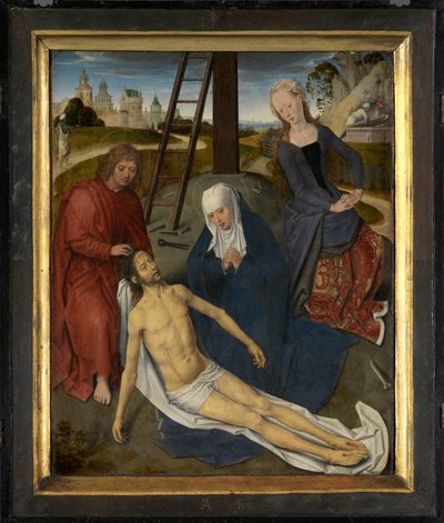 Centraal paneel van het Drieluik van Adriaan Reins door Hans Memling