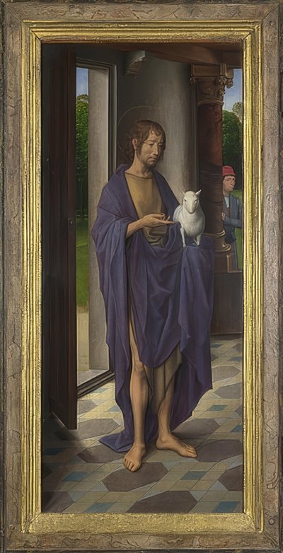 De heilige Johannes de Doper. Circa 1478 door Hans Memling