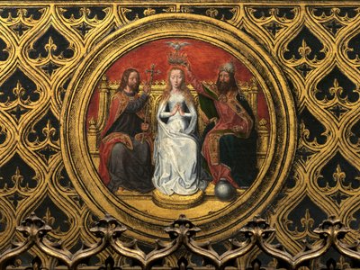 (detail) van het Reliekschrijn van Sint-Ursula door Hans Memling