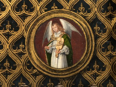 (detail) van het Reliekschrijn van Sint-Ursula door Hans Memling
