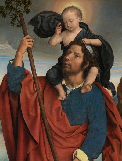 Detail (Drieluik van Willem Moreel) door Hans Memling