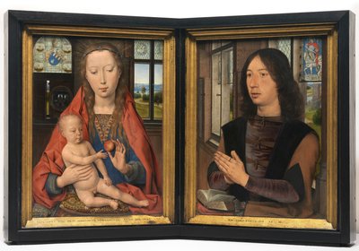 Diptiek van Maarten van Nieuwenhove door Hans Memling