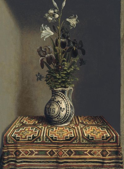 Bloemen in een Kan door Hans Memling