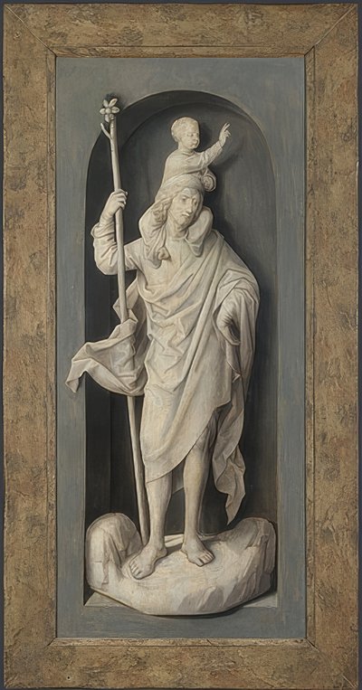 Heilige Christoffel door Hans Memling