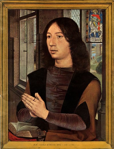 Portret van Martin Van Nieuwenhowen, 1478 door Hans Memling