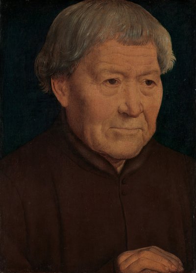Portret van een oude man, ca. 1475 door Hans Memling