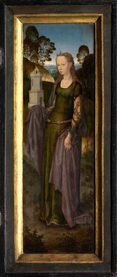 Rechtervleugel van het drieluik van Adriaan Reins door Hans Memling