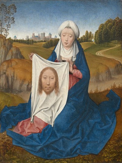 Sint Veronica, ca. 1470-1475 door Hans Memling