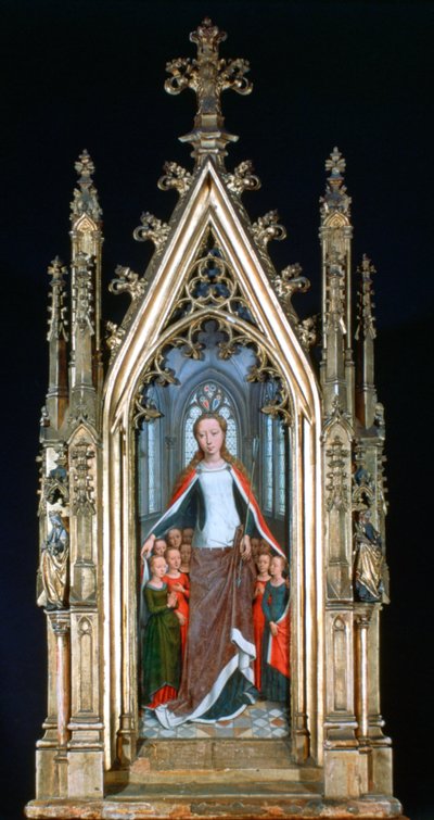 St. Ursula Schrijn, St. Ursula en de Heilige Maagden, 1489 door Hans Memling