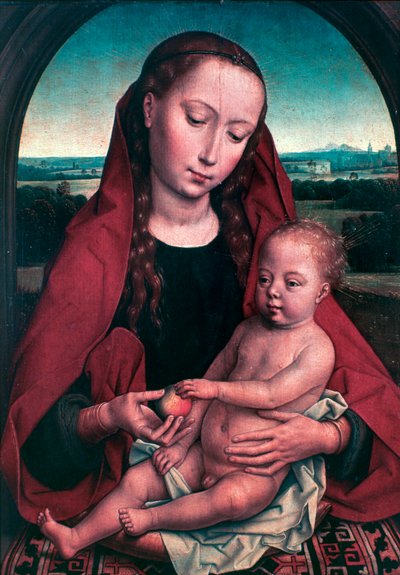 De Maagd en het Kind, c1453-1494 door Hans Memling
