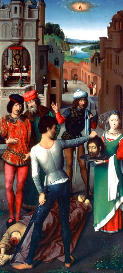 Drieluik van Johannes de Doper en Johannes de Evangelist, 1479 door Hans Memling