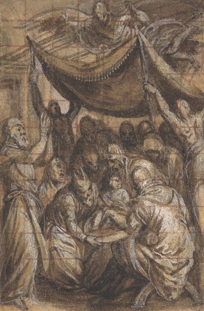 De besnijdenis, 1516-73 door Hans Mielich