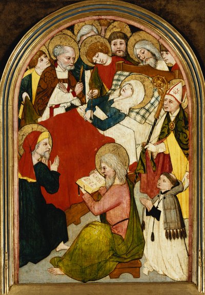De Dood van de Maagd door Hans Multscher