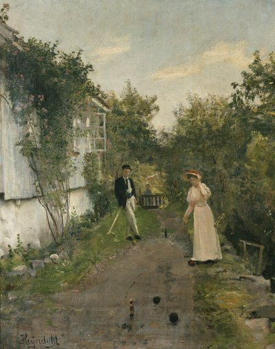 Croquet door Hans Olaf Heyerdahl
