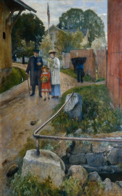 Van Aasgaardstrand door Hans Olaf Heyerdahl