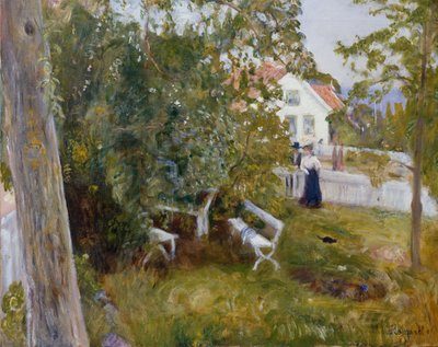Zomerlandschap door Hans Olaf Heyerdahl
