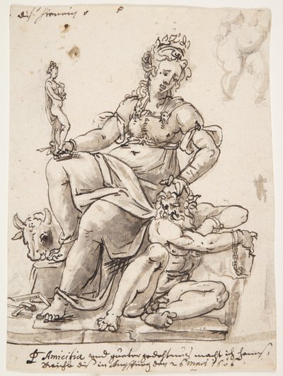 Allegorie van Kunstmaken door Hans Reichle