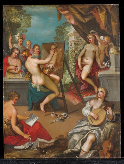 Allegorie van de Kunsten door Hans Rottenhammer