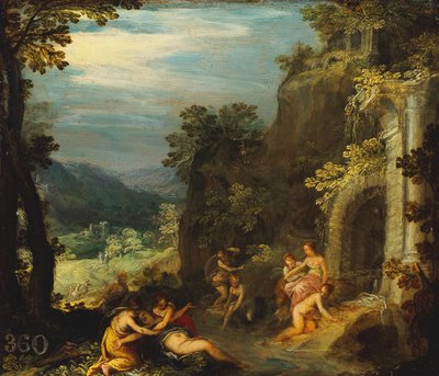 Diana en Callisto door Hans Rottenhammer