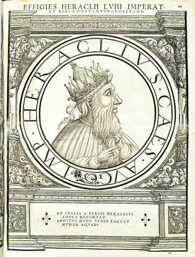 Heraclius, illustratie uit 