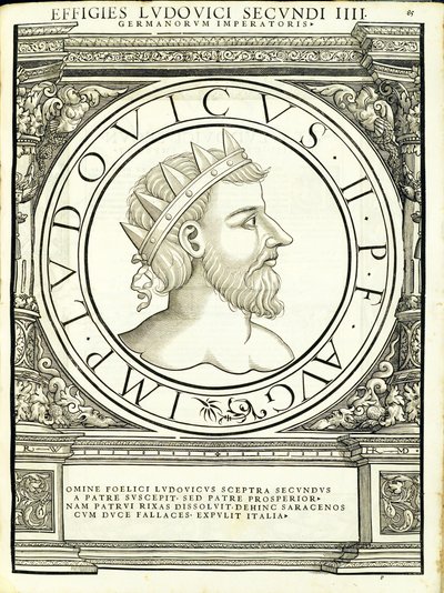 Ludouicus II, illustratie uit 