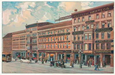 Rudolph Hertzog, Berlijn C. Front Breite Straße door Hans Rudolf Schulze