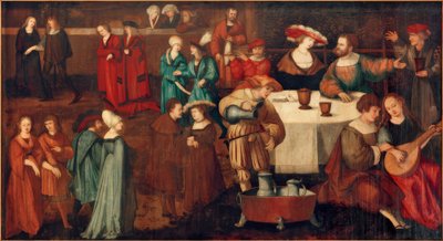 Het feestmaal van Herodes door Hans Schäufelein