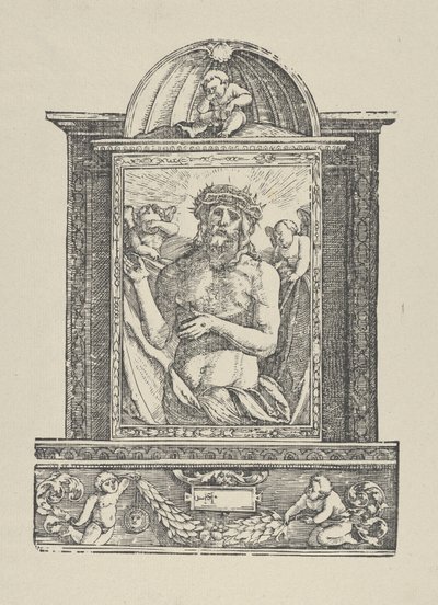 Ecce Homo Man van Smarten door Hans Schäufelein the Elder