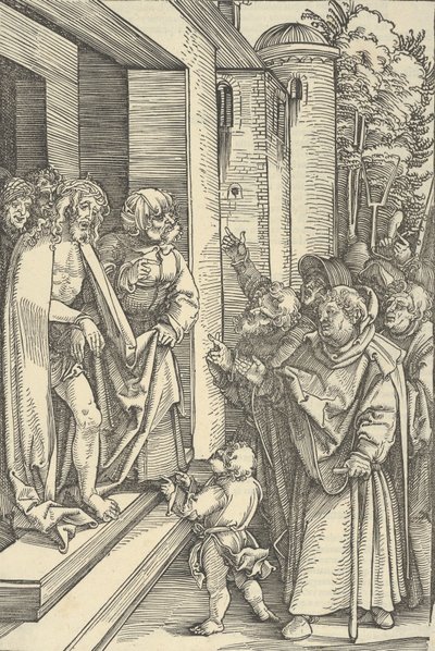 Ecce Homo, uit Speculum passionis domini nostri Ihesu Christi door Hans Schäufelein the Elder