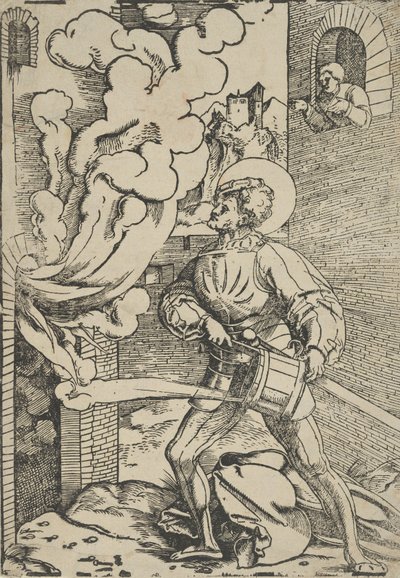 Sint Florian herdruk door Hans Schäufelein the Elder