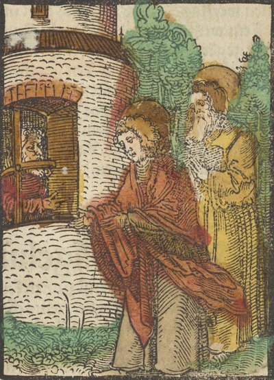 St. Johannes in de gevangenis, uit Das Plenarium, 1517 door Hans Schäufelein the Elder