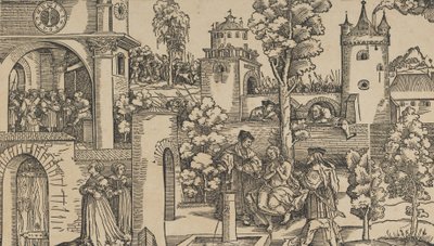Het Verhaal van Susanna door Hans Schäufelein the Elder