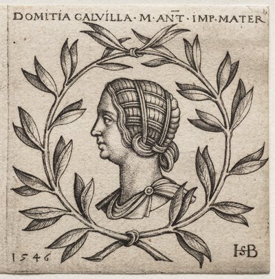 Buste van Domitia Calvilla door Hans Sebald Beham