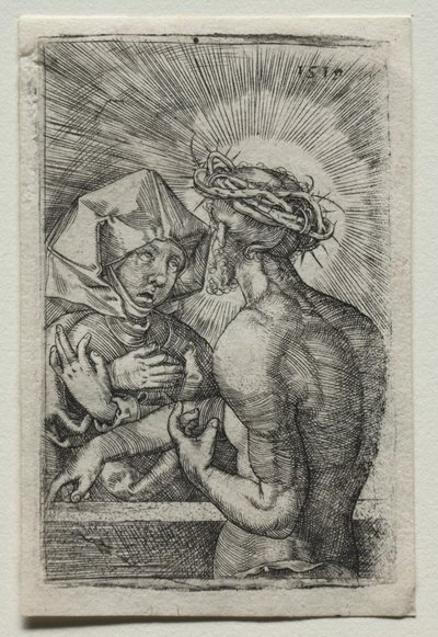 Christus en de Maagd, 1519 door Hans Sebald Beham