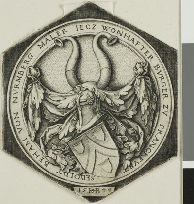 Wapen van Sebald Beham door Hans Sebald Beham