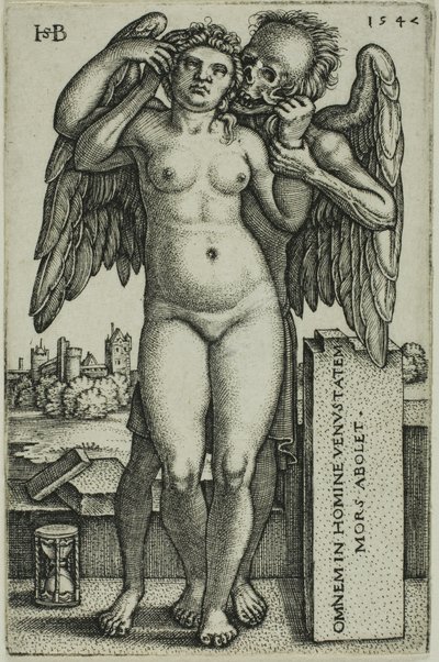 De dood en het meisje door Hans Sebald Beham