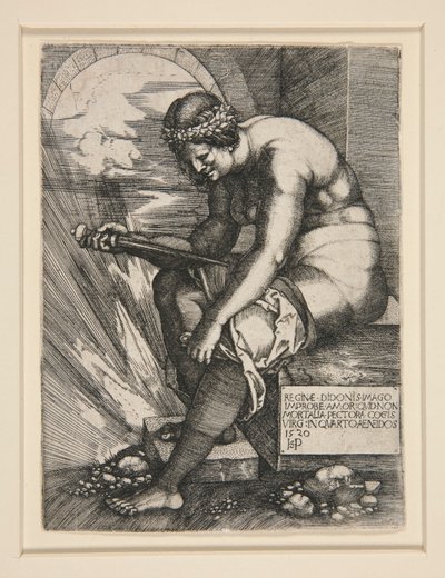 Dido door Hans Sebald Beham
