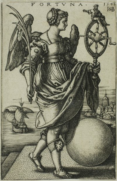 Fortuin door Hans Sebald Beham