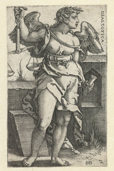 Logica (Dialectica) door Hans Sebald Beham