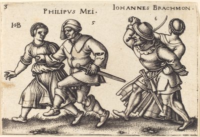 Mei en juni door Hans Sebald Beham