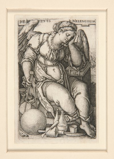Melencolia door Hans Sebald Beham