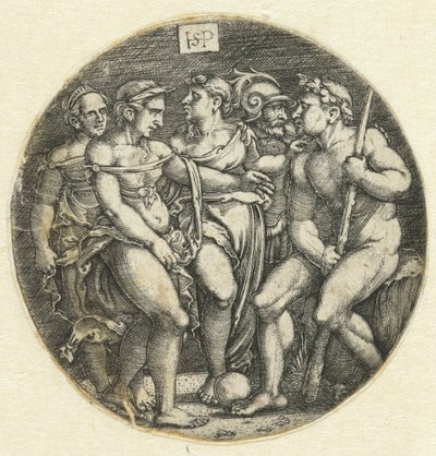 Oordeel van Paris door Hans Sebald Beham