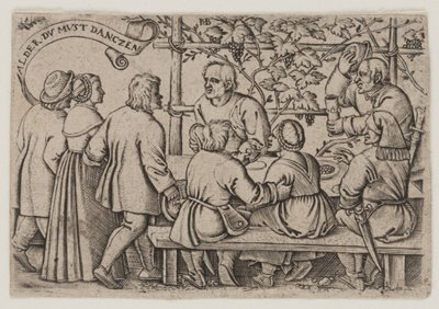 Boerenfestival door Hans Sebald Beham